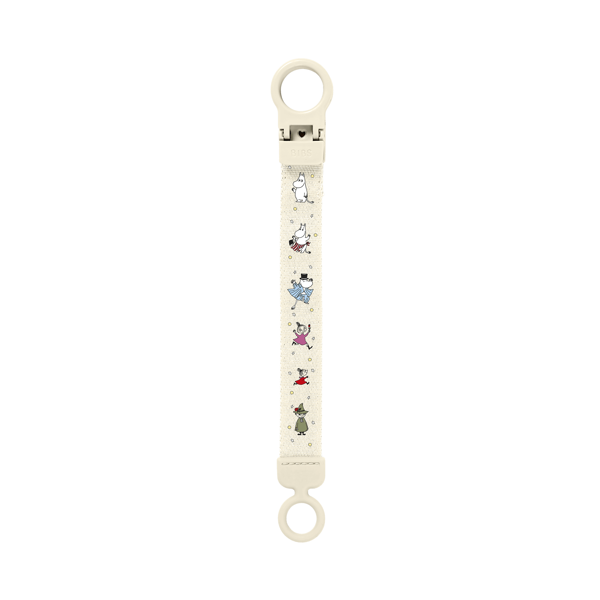 BIBS – BIBS x Moomins Pacifier Clip Loop – Ivory – Onesize v:5591421