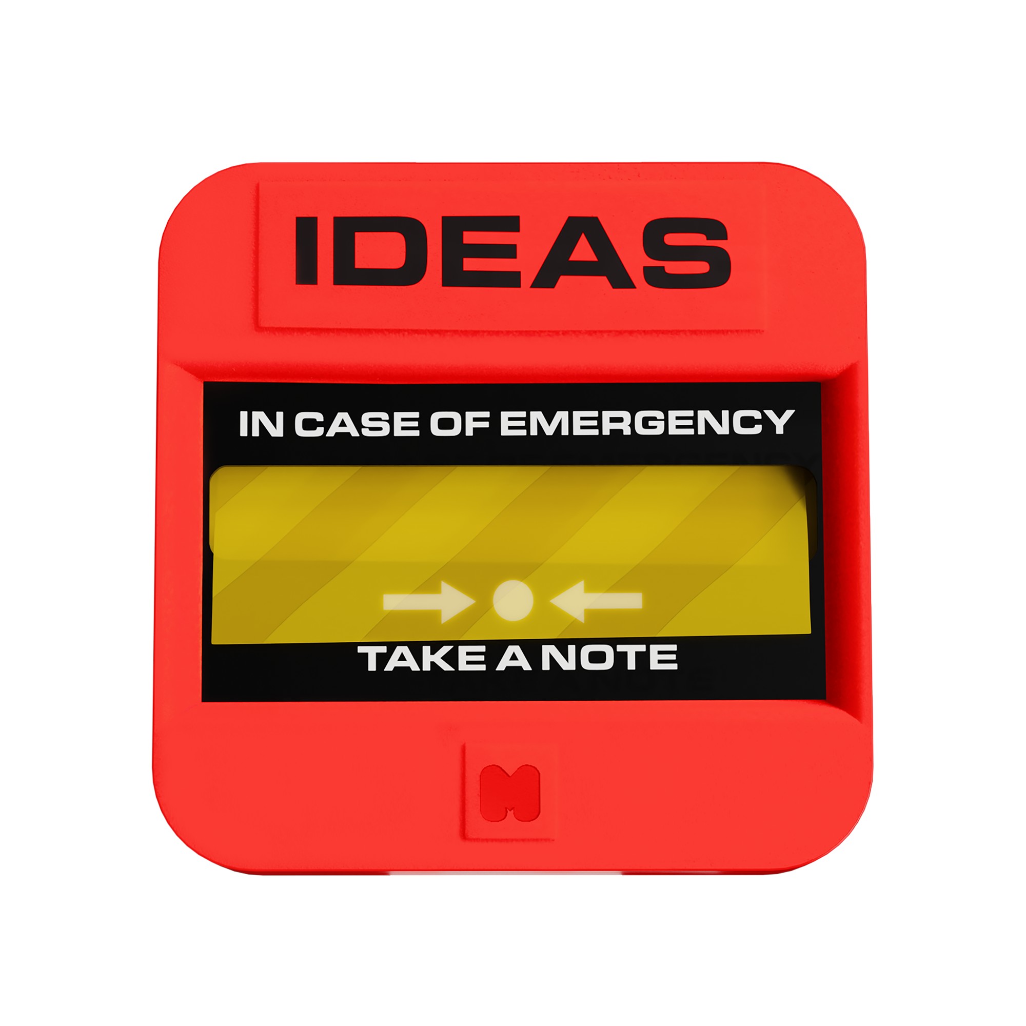 Mustard - Emergency Sticky Notes - 100 Sheets v:6628407
