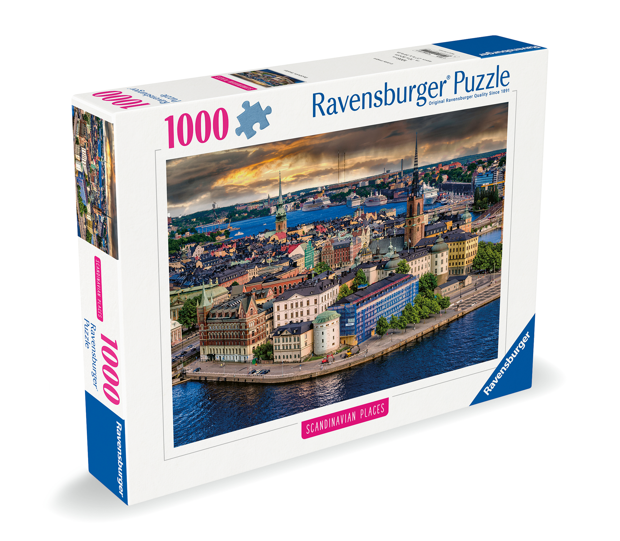 Ravensburger - Puzzle Scandinavian Stockholm Sweden 1000p (12000114) v:6694933