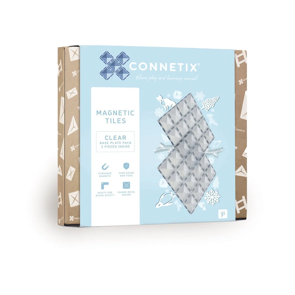 Connetix – Base Plate – Clear – 2 Pieces (CT-C-00002-BP) v:8510640
