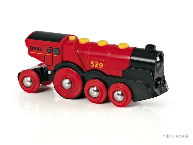 BRIO - Stort, rødt og kraftig lokomotiv (33592) v:9446270
