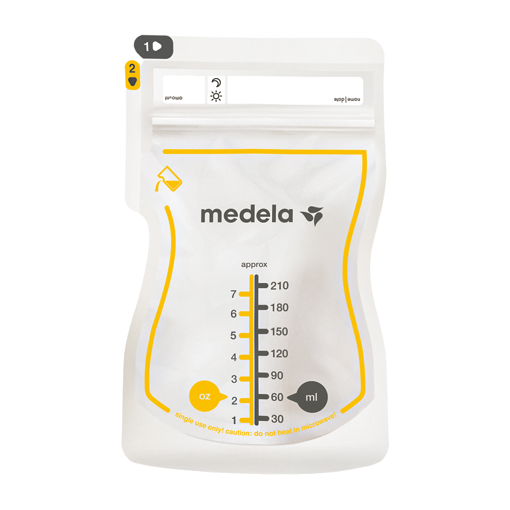 Medela - Easy Pour breast milk storage bags - 25 pcs - 210 ml v:9530123