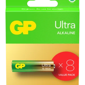 GP – Ultra Alkaline Battery, Size AA, 15AU/LR6, 1.5V, 8-pack v:8118321 GP – Ultra Alkaline Battery, Size AA, 15AU/LR6, 1.5V, 8-pack v:8118321