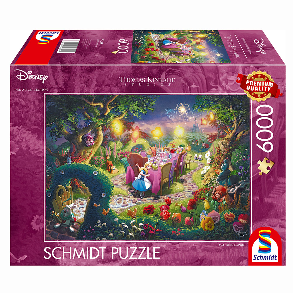 Schmidt – Thomas Kinkade: Disney – Mad Hatter’s Tea Party (6000 pieces) (SCH57398) – Gratis frakt v:8761007