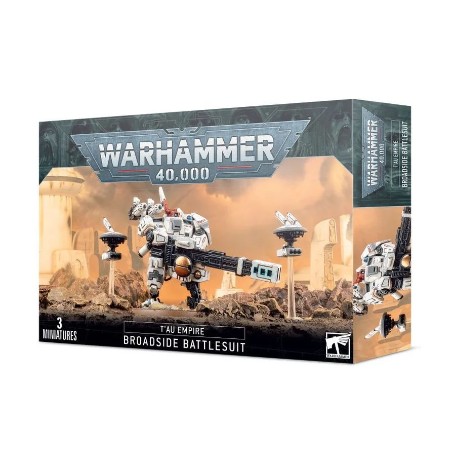 Warhammer 40,000 - T'au Empire - Broadside Battlesuit - Broadside Battlesuit - Gratis frakt v:3809157