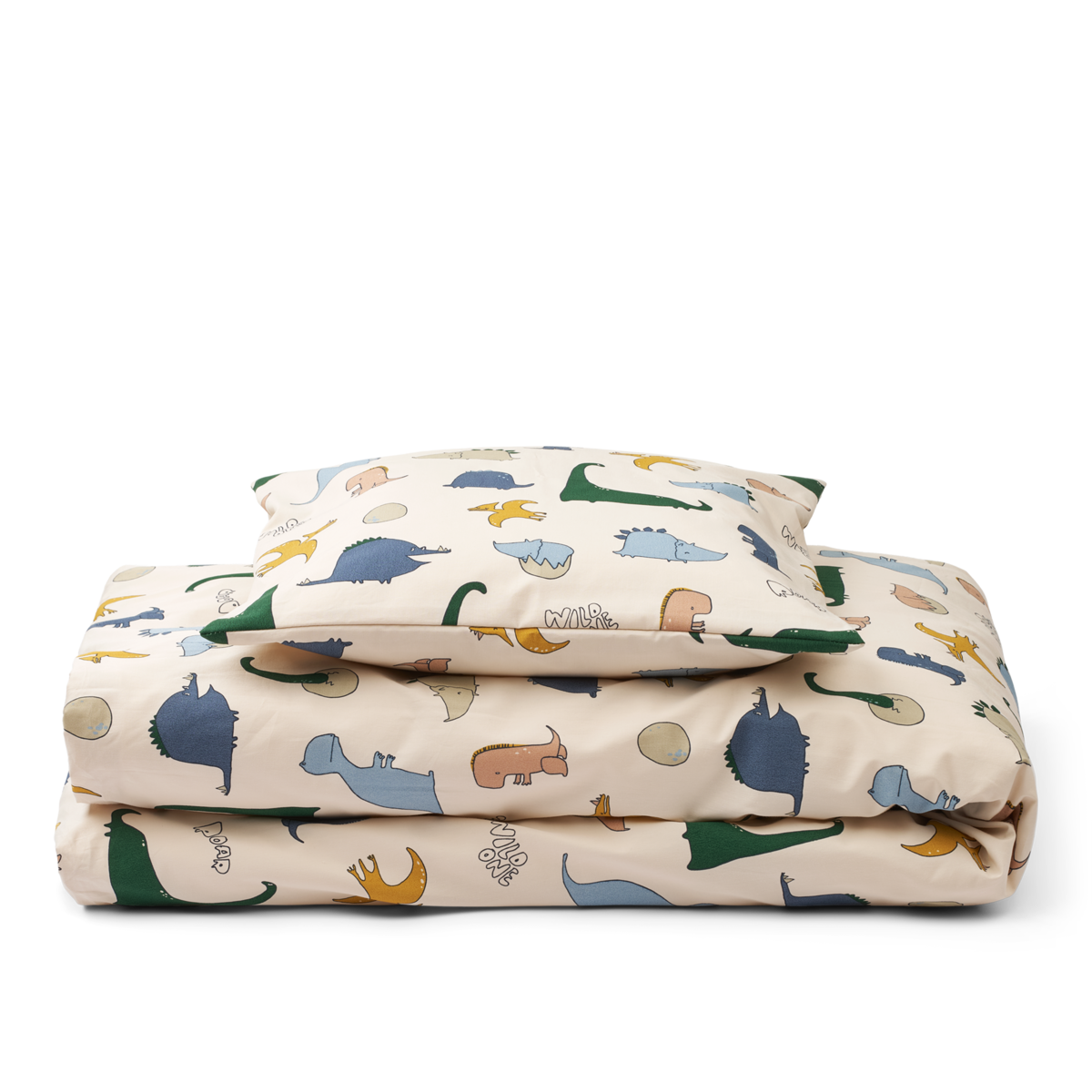 – Carl Adult Printed Bedding – Dino roar / Sandy – 140 x 200 – Gratis frakt v:9388617