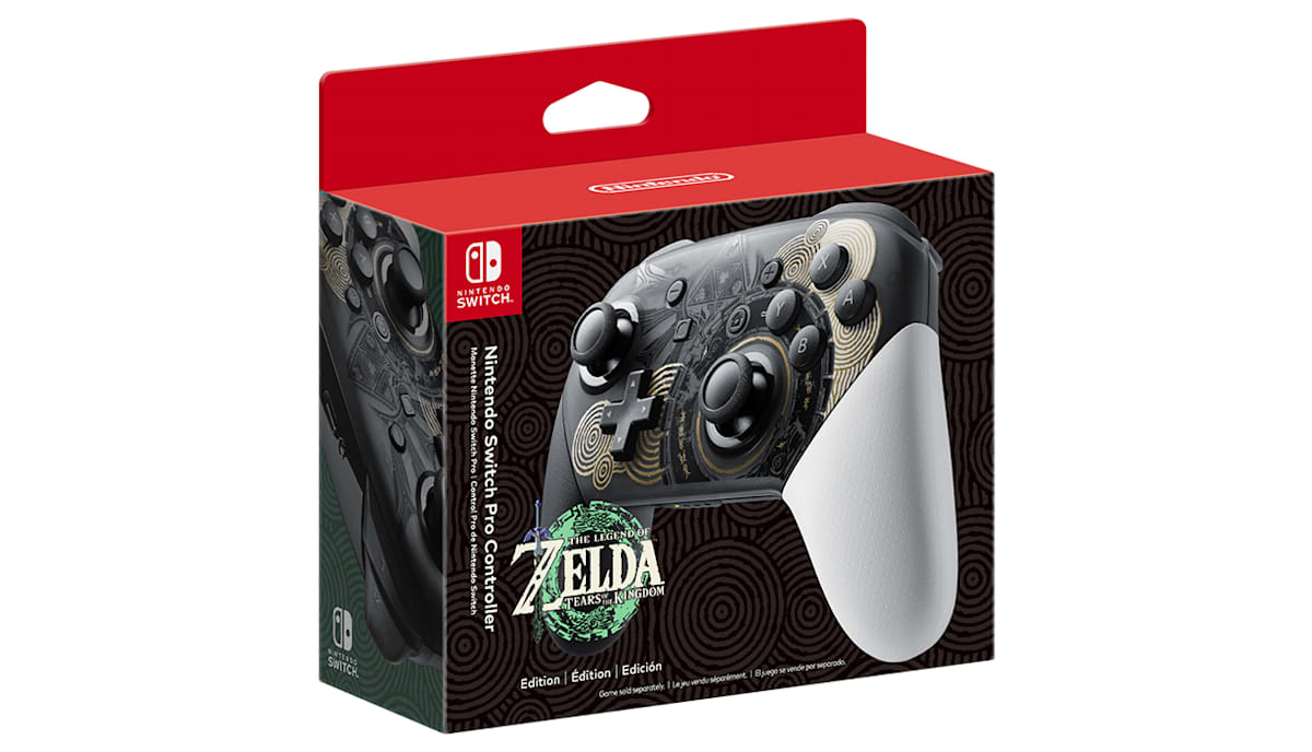 Nintendo Switch Pro Controller - Legend of Zelda: Tears of the Kingdom Edition (JP) - Gratis frakt v:2444451