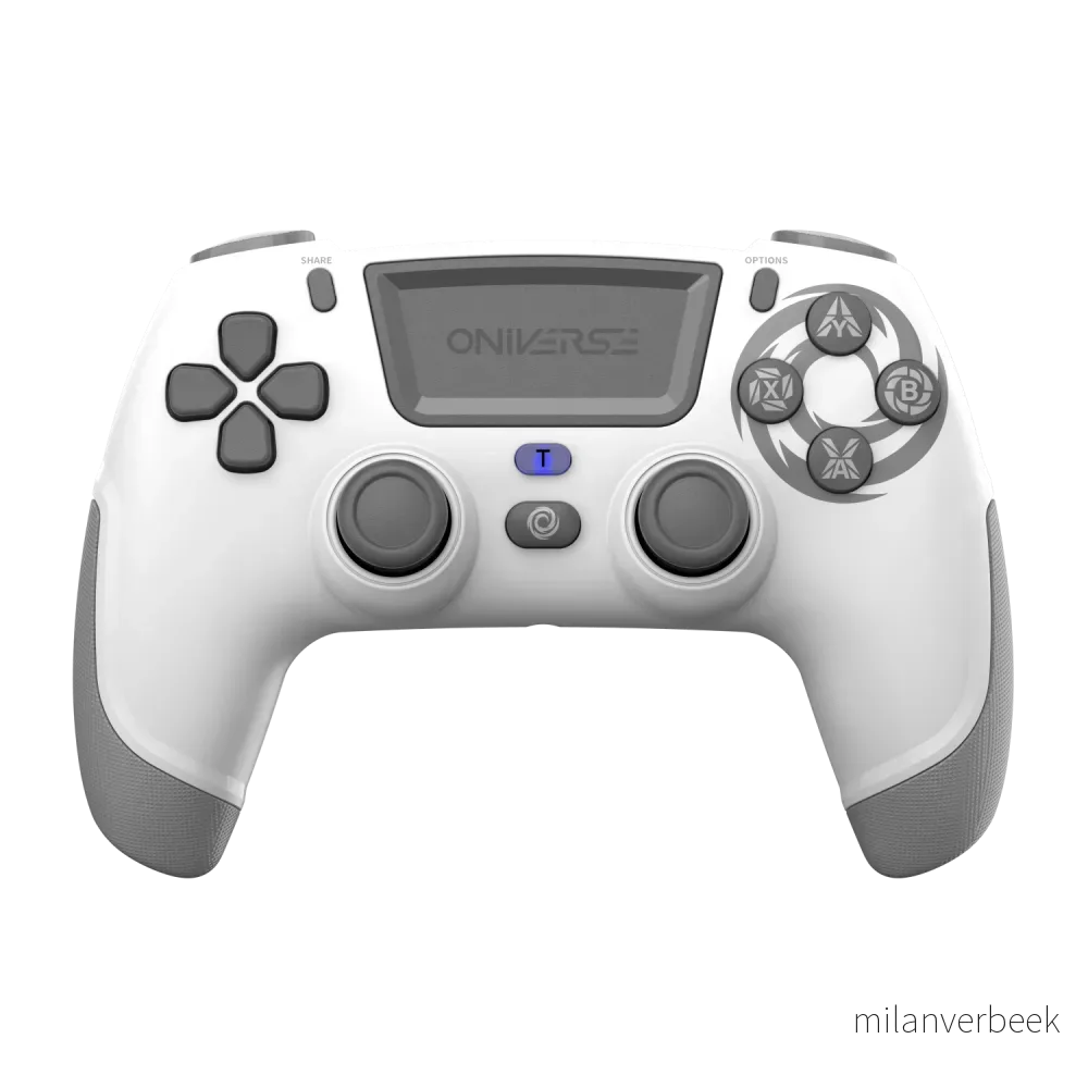 ONIVERSE PS4 Wireless Revolt Bluetooth Controller Wasp – White – PlayStation 4 – WHITE – Engelsk – Standard v:1420092