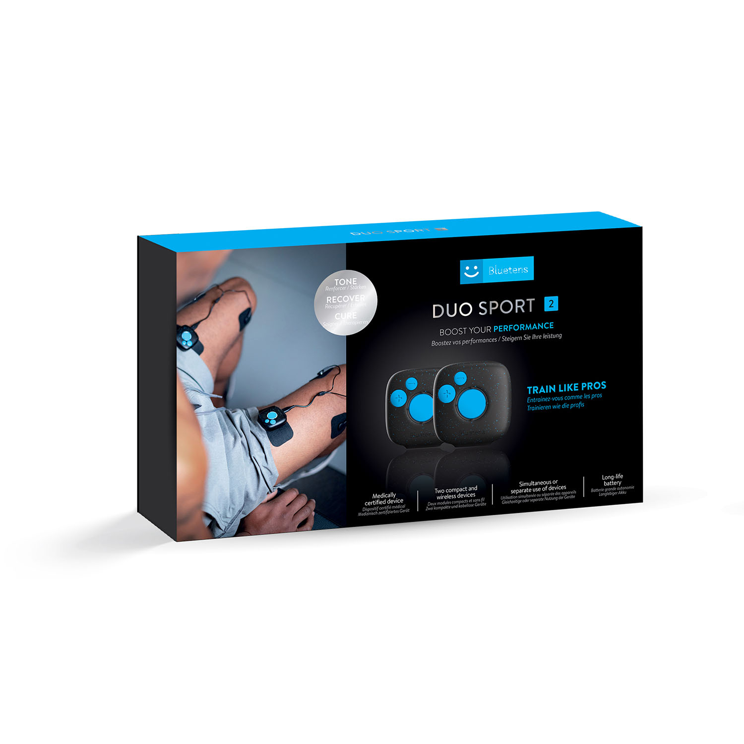 Bluetens - Tens Duo Sport 2 - Trådløs - Gratis frakt v:6621969