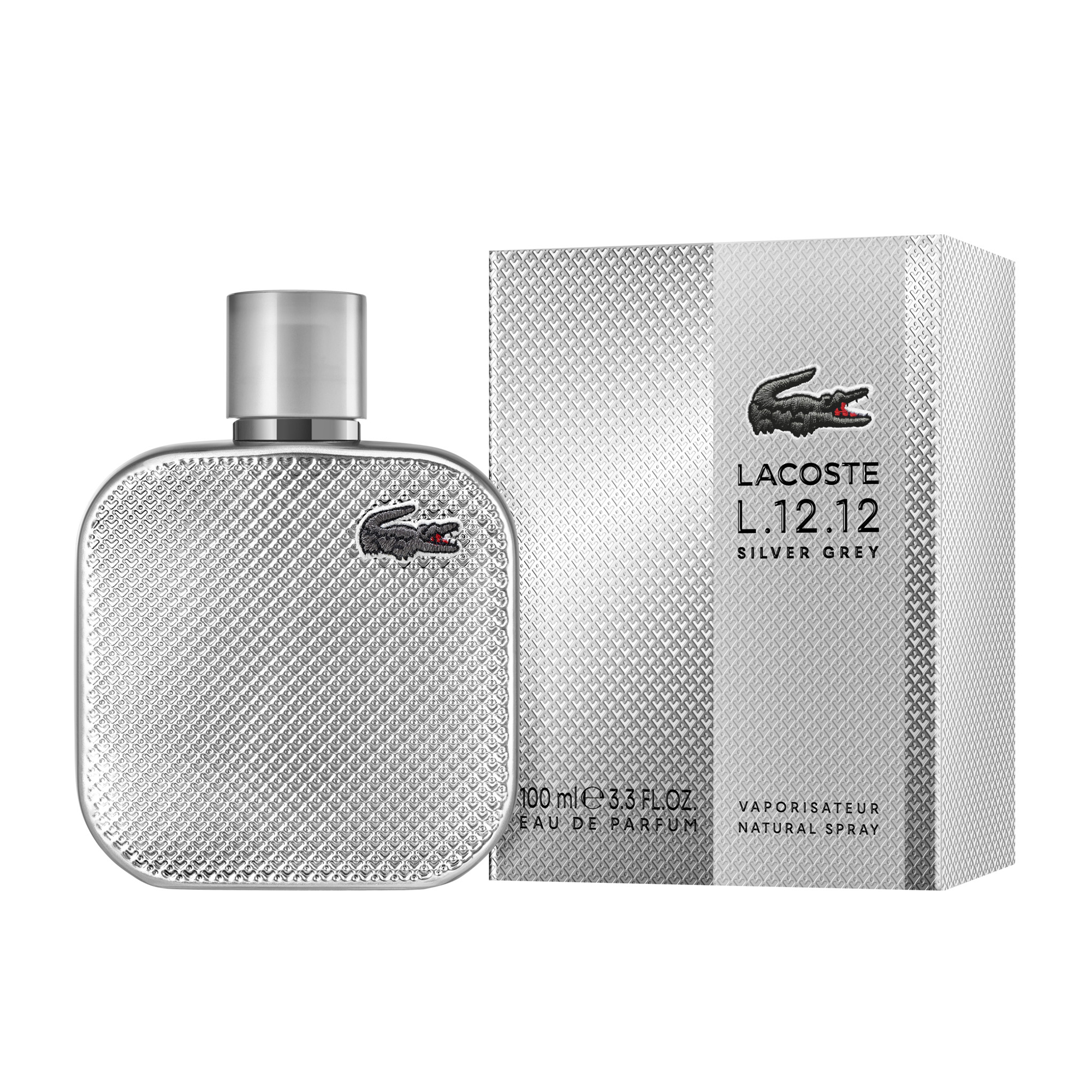 Lacoste - L.12.12 Silver Grey EdP 100 ml (LACLC018A01) - Gratis frakt v:8797945