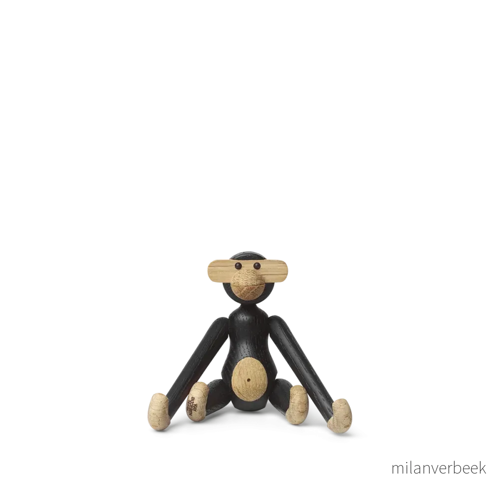 Kay Bojesen – Ape Mini – H9,5 cm – Mørkbeiset Eik – Gratis frakt v:6482643 Kay Bojesen – Ape Mini – H9,5 cm – Mørkbeiset Eik – Gratis frakt v:6482643