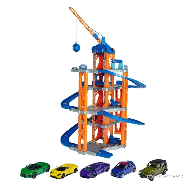 Majorette – Garage Center w. Accessories (I-212059987) – Gratis frakt v:2382595
