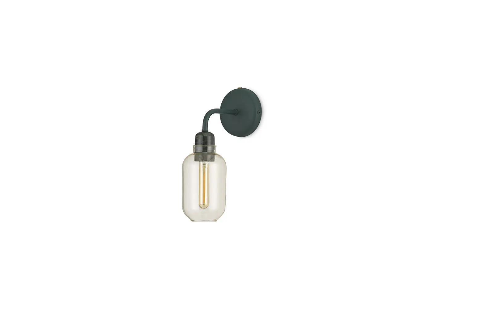 Normann Copenhagen - Amp Vegglampe - Gull/Grønn - Gold/Green - Gratis frakt v:9470404