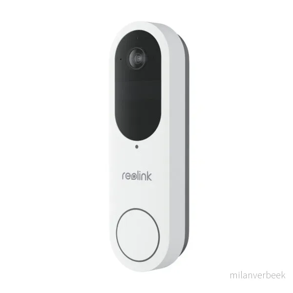 Reolink – Video Dørklokke (Batteri) Smart 2K Wi-Fi – Hvit – Gratis frakt v:6650586