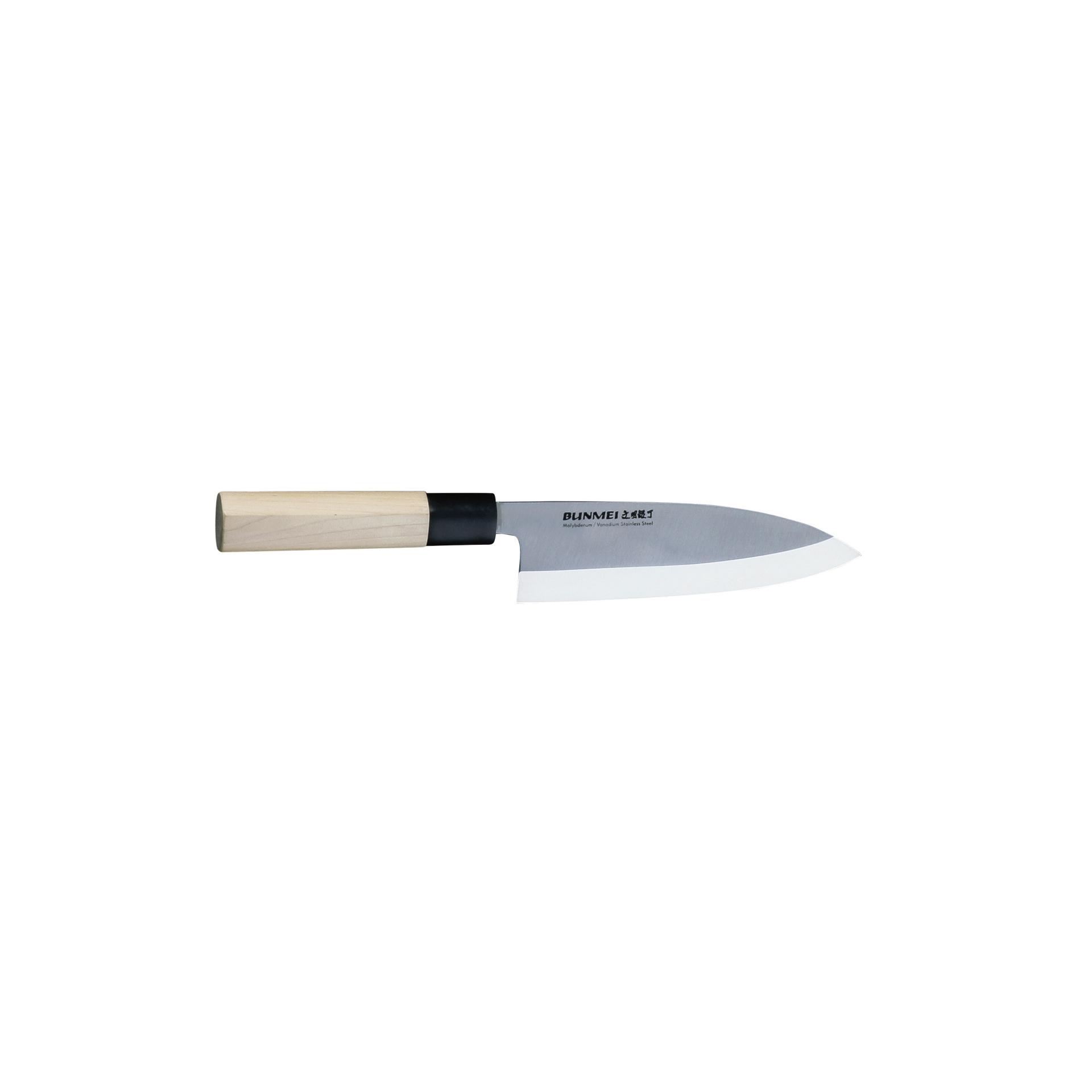 BUNMEI – Deba Knife – Single-Edged – 16.5 cm – Gratis frakt v:6373429