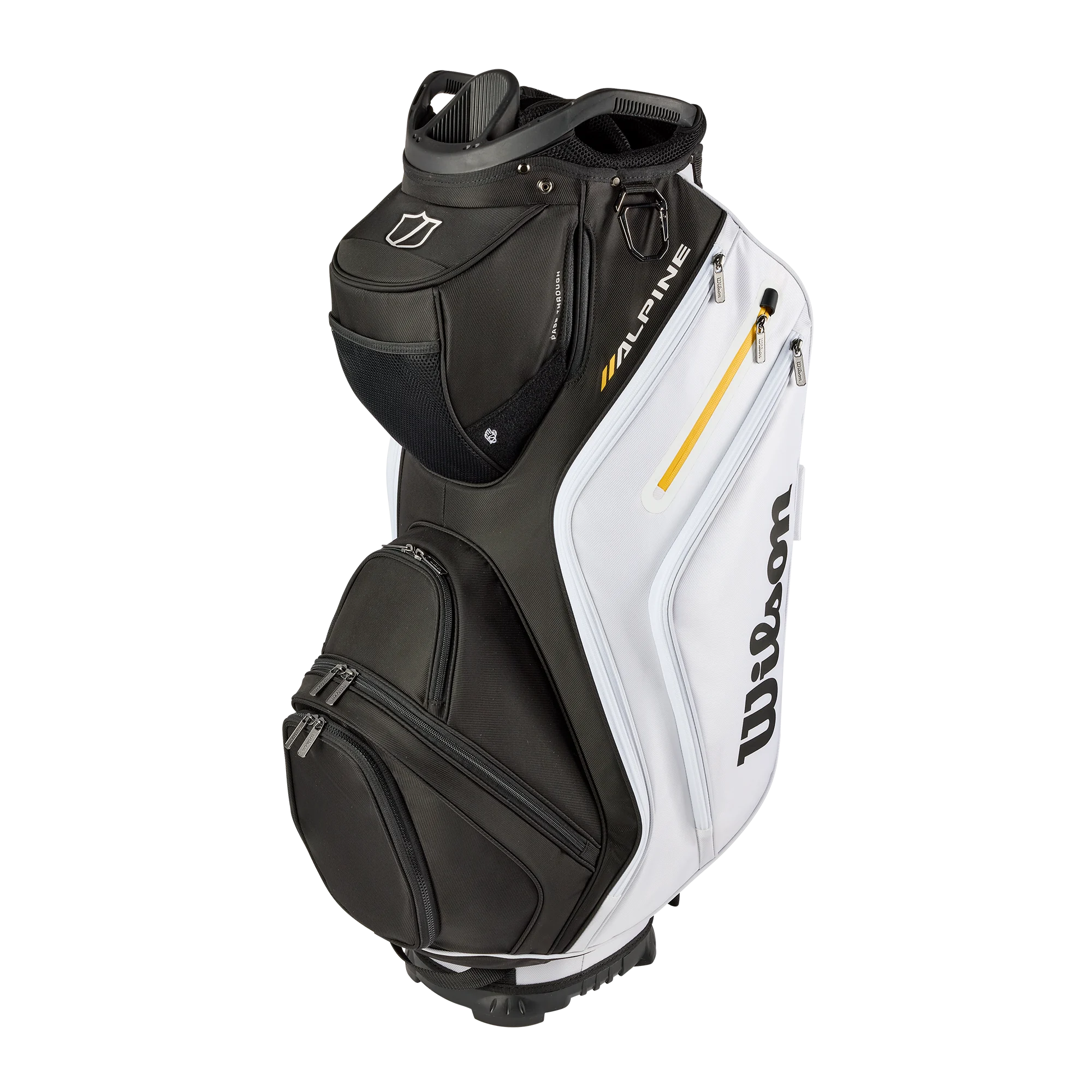 Wilson – Alpine Cart Bag Svart/Hvit/Oransje – Romslig og funksjonell golfbag med moderne design – Gratis frakt v:7048590 Wilson – Alpine Cart Bag Svart/Hvit/Oransje – Romslig og funksjonell golfbag med moderne design – Gratis frakt v:7048590