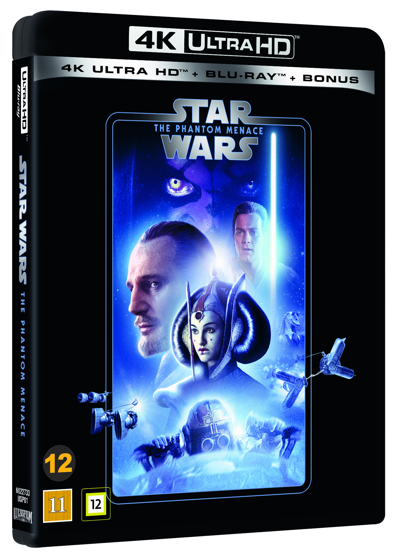 Star Wars: Episode 1 - PHANTOM MENACE 3-disc (4K UHD + BD) v:7299063