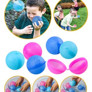 Happy Summer – Re-usable Water Bombs Ø6,5cm 6-pack v:4846772