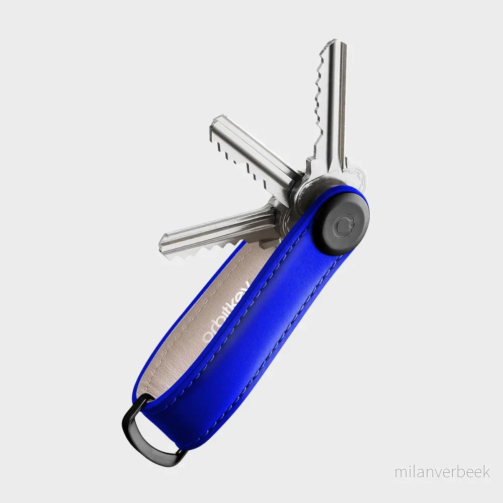 Orbitkey - Leather Key Organiser - Ultramarine - Ultramarine v:7532276