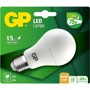 GP – LED Lamp Classic, E27, 12W (75W), 1055lm v:9726014 GP – LED Lamp Classic, E27, 12W (75W), 1055lm v:9726014