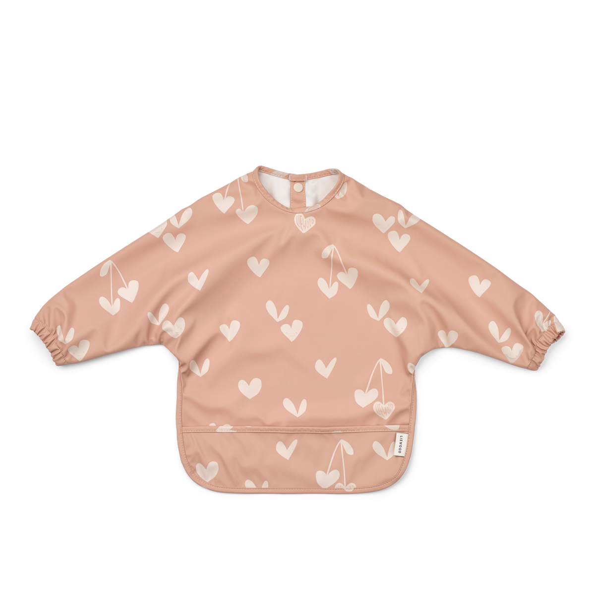 – Merle Printed Cape Bib – Sweethearts / Pale Tuscany – One Size v:5957109