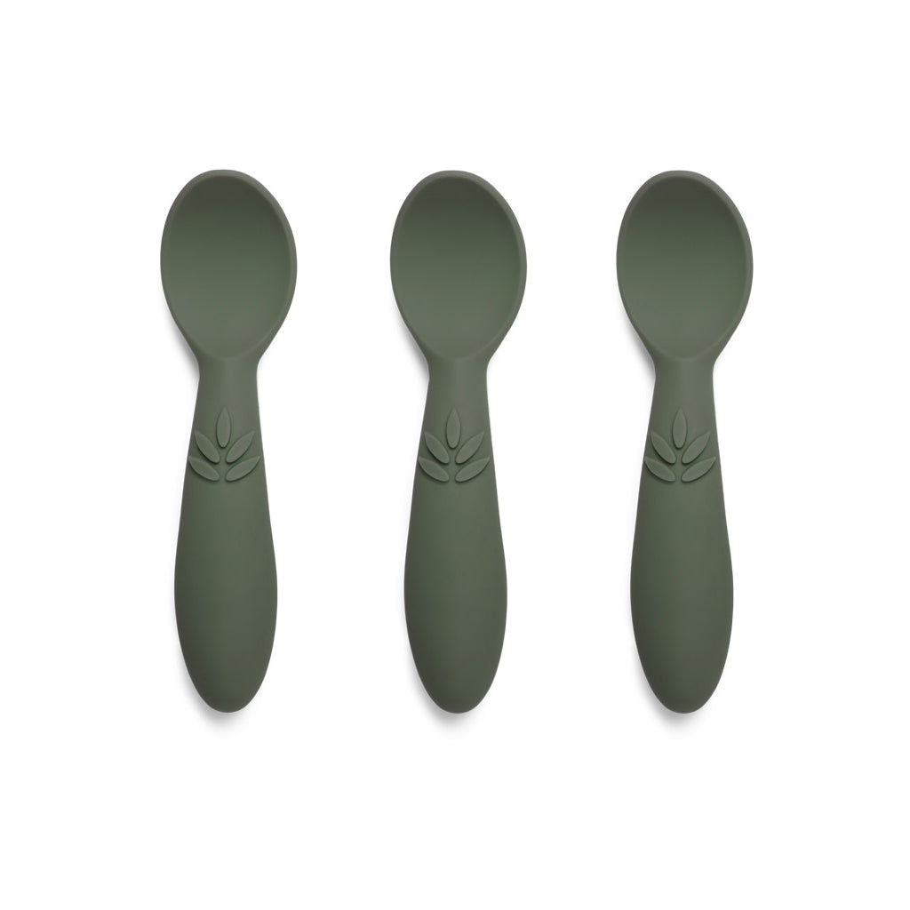 Nuuroo – Ella silicone spoon 3-pack – Dusty green – Dusty green v:9605609 Nuuroo – Ella silicone spoon 3-pack – Dusty green – Dusty green v:9605609