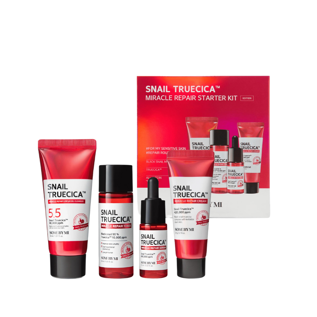 Some By Mi – Snail Truecica Miracle Repair Starterkit Travel Sizes Gaveboks v:6010994 Some By Mi – Snail Truecica Miracle Repair Starterkit Travel Sizes Gaveboks v:6010994