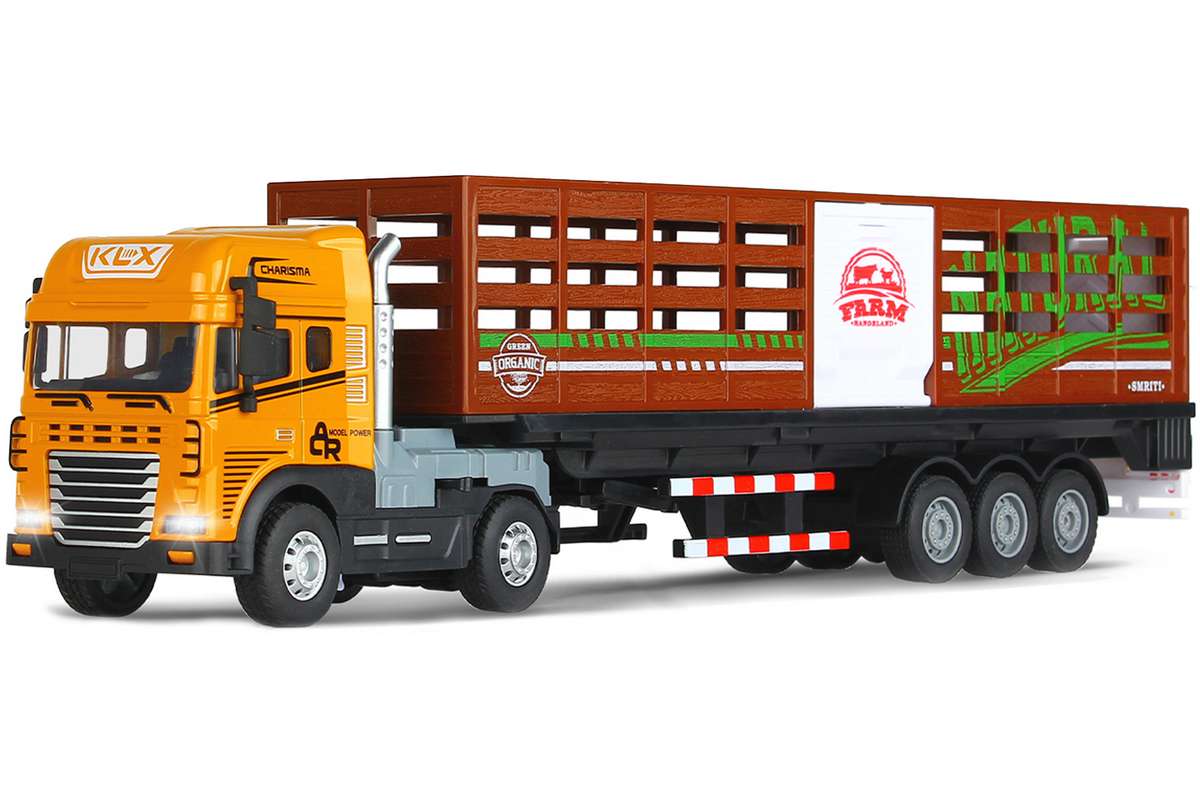 KLX - Die-cast truck w/animal trailer, light & sound (534677) v:1314680