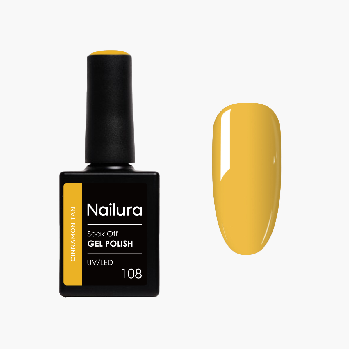 Nailura - Gel Polish 108 - Cinnamon Tan - 10 ml - Cinnamon Tan v:3188375