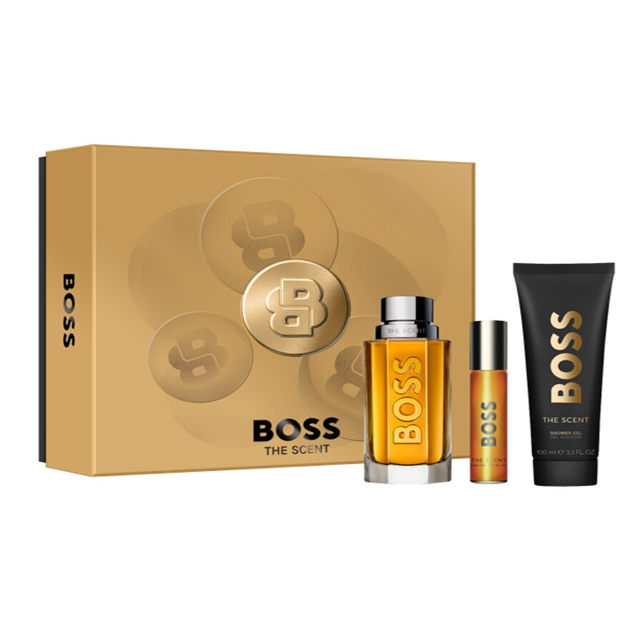 Hugo Boss - The Scent EDT 100 ml + EDT 10 ml + Showergel 100 ml - Giftset - Gratis frakt v:1350822