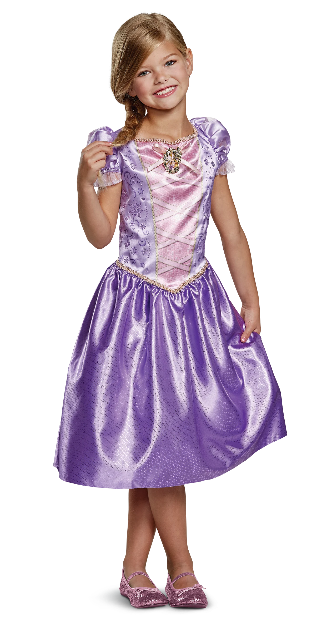 Disguise - Classic Costume - Rapunzel - Purple - 128 v:7650264