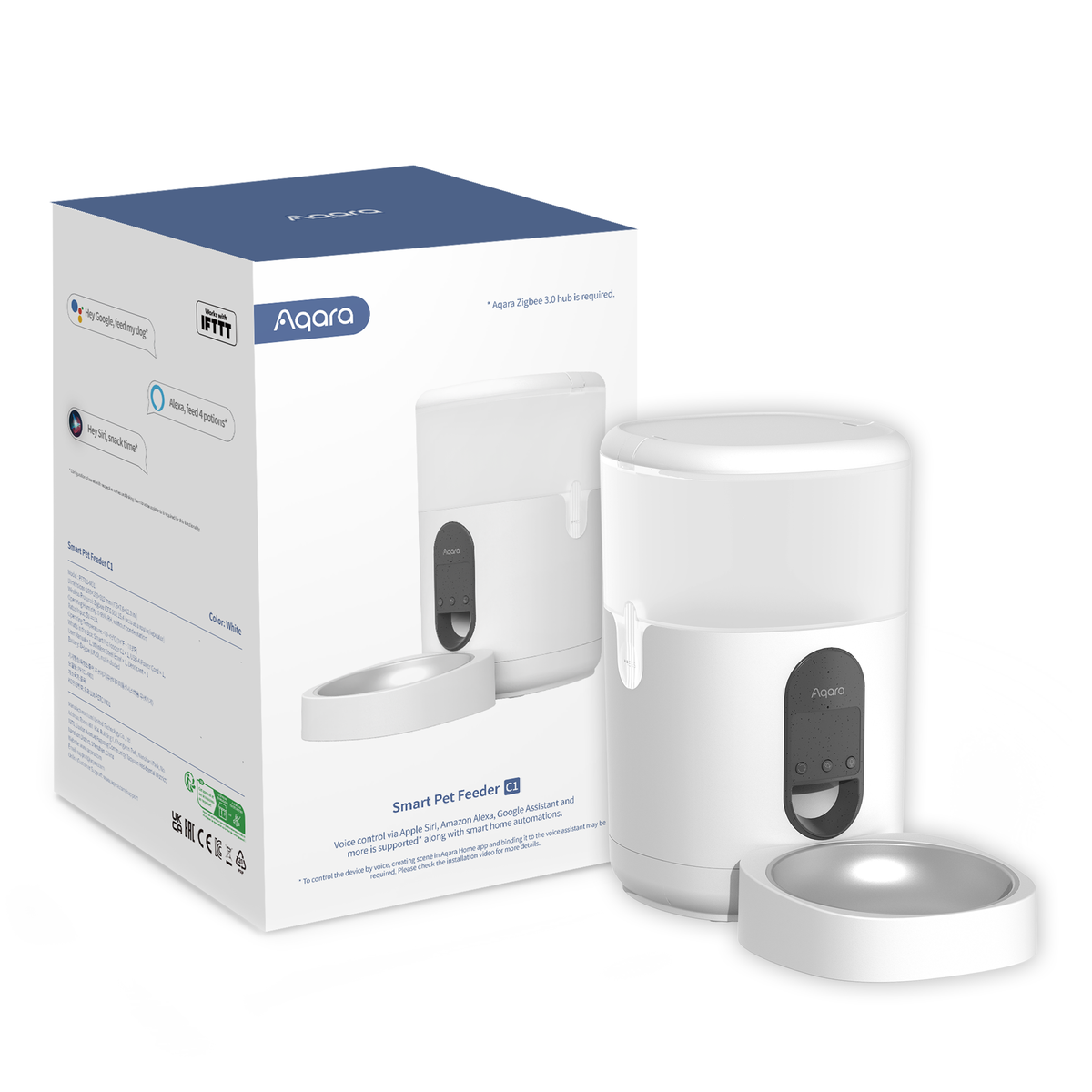 Aqara Smart Pet Feeder C1 – Wi-Fi Zigbee Automatic Feeder with App Control – Gratis frakt v:7634865 Aqara Smart Pet Feeder C1 – Wi-Fi Zigbee Automatic Feeder with App Control – Gratis frakt v:7634865