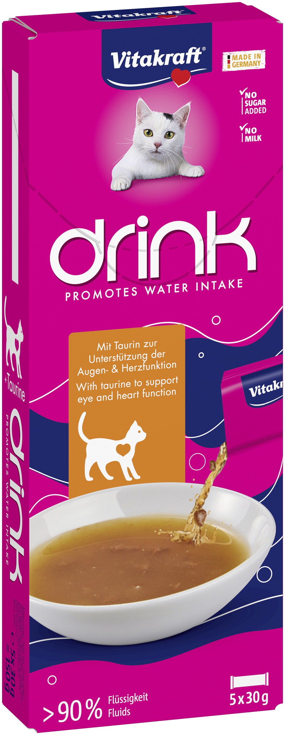 Vitakraft – Drink with chicken flavour and taurine for cats – (57999) v:9085236 Vitakraft – Drink with chicken flavour and taurine for cats – (57999) v:9085236