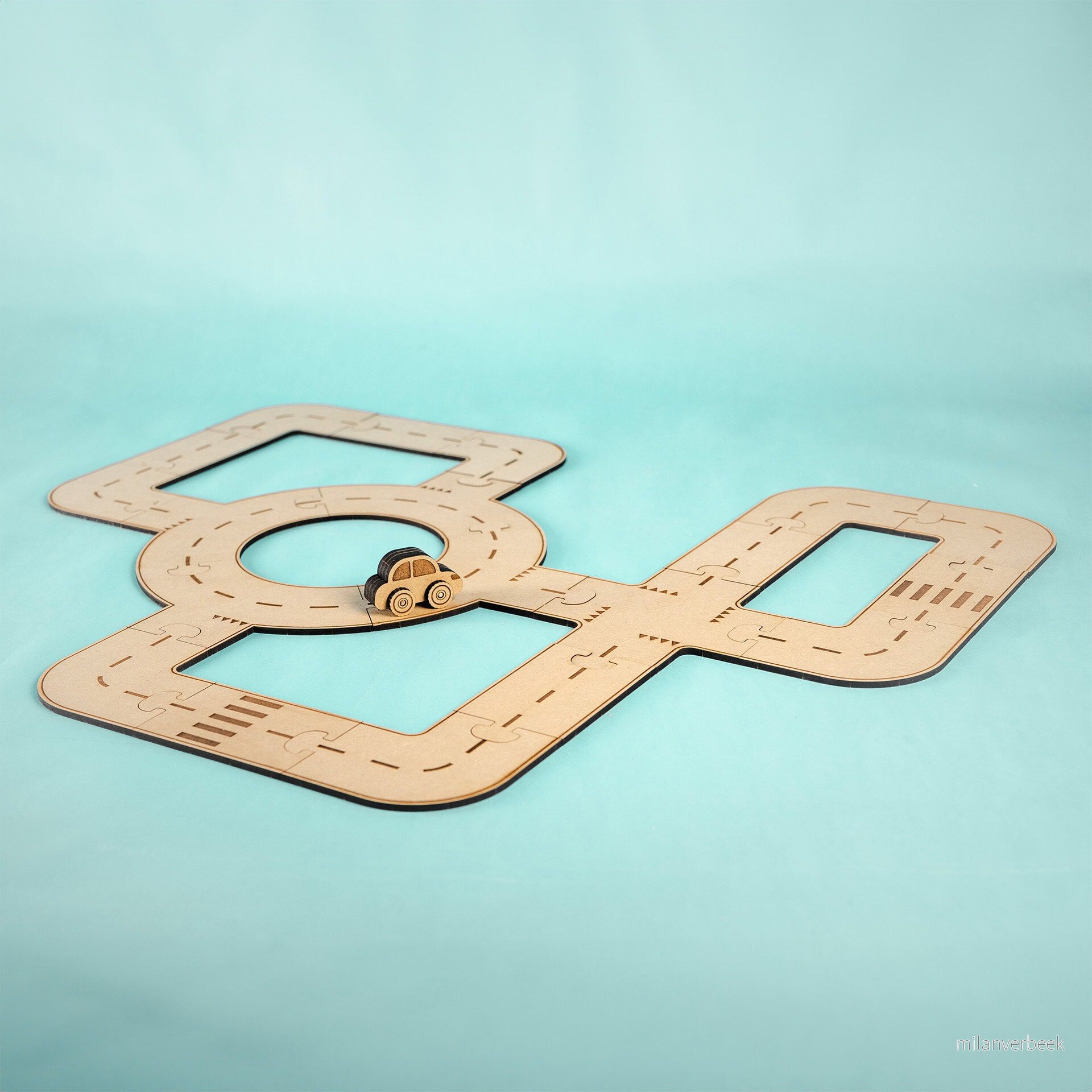 CrateIT – Crateit Town – Wooden toy – Rule The Roundabout (CR-C1242) v:3267366