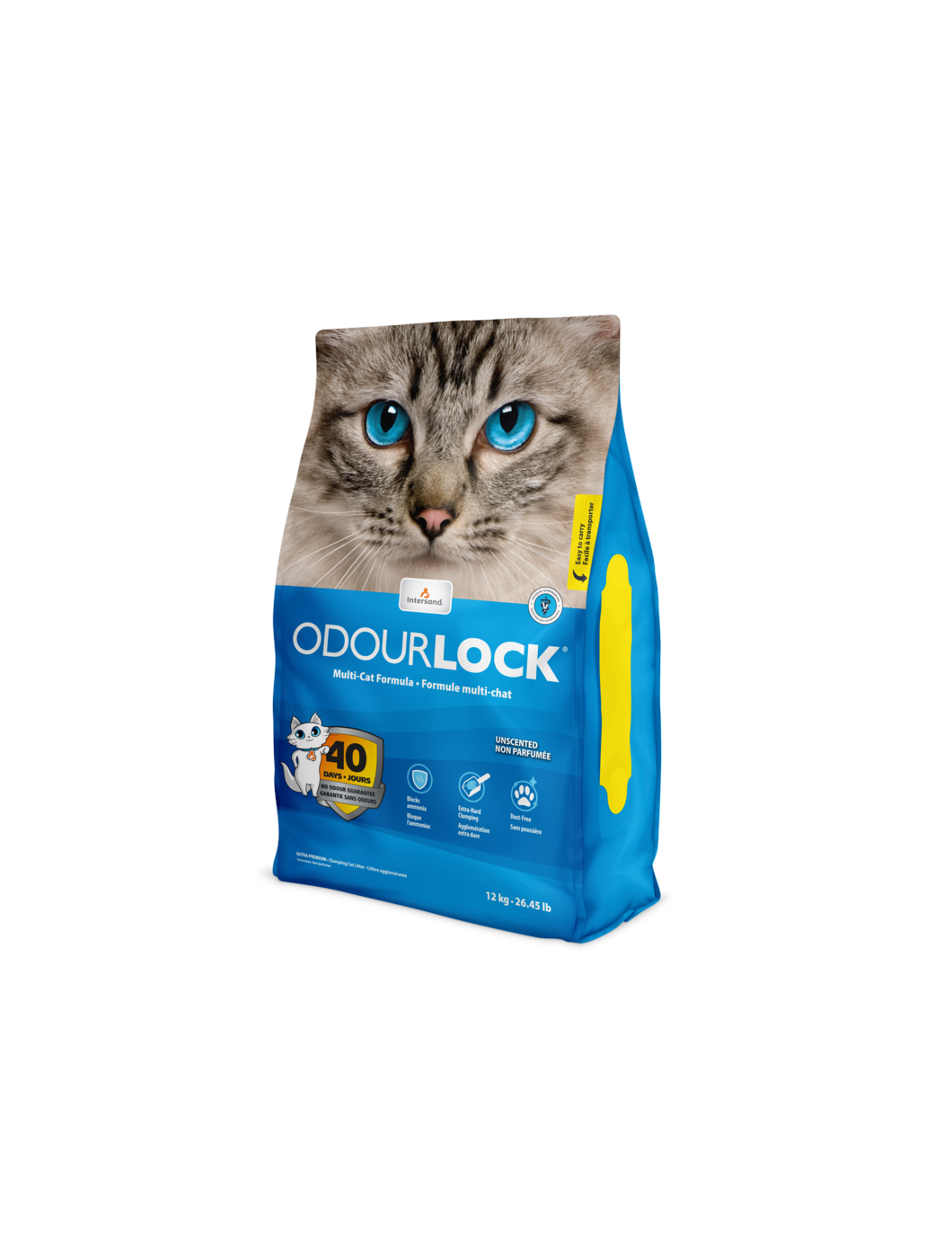 Intersand - 2 x Catlitter Odour Lock Neutral 12kg v:6184655