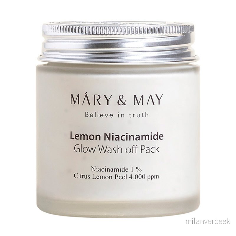 Mary&May - Lemon Niacinamide Glow Wash Off Pack - 125 g v:5387047