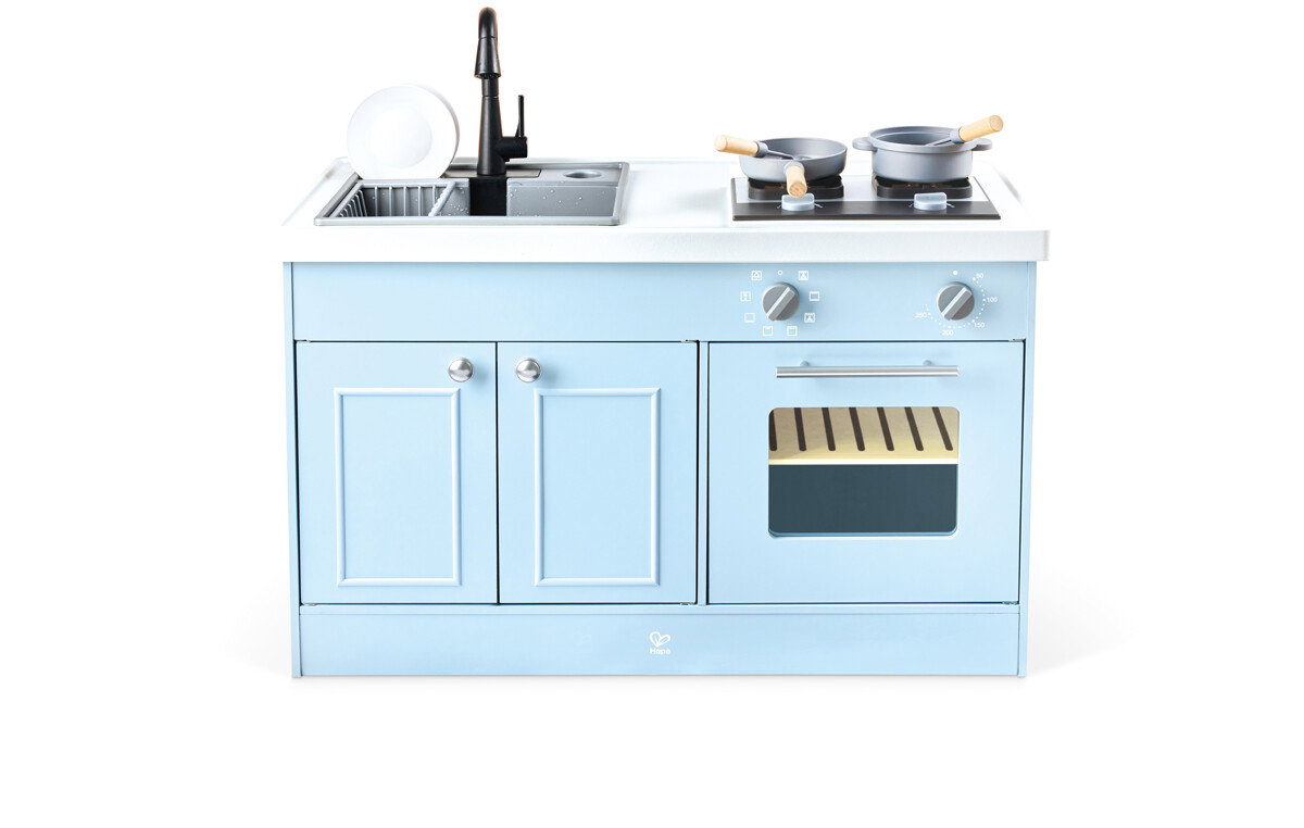Hape - Deluxe Kitchen With Running Water (87-3237) - Gratis frakt v:2194787