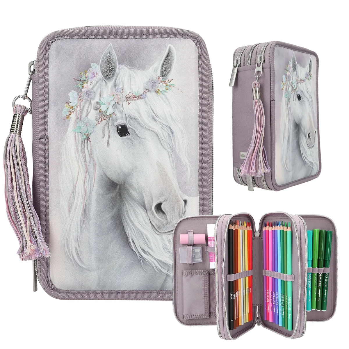 Miss Melody – Triple Pencil Case FANTASY HOUSE ( 0413126 ) – Gratis frakt v:3279793