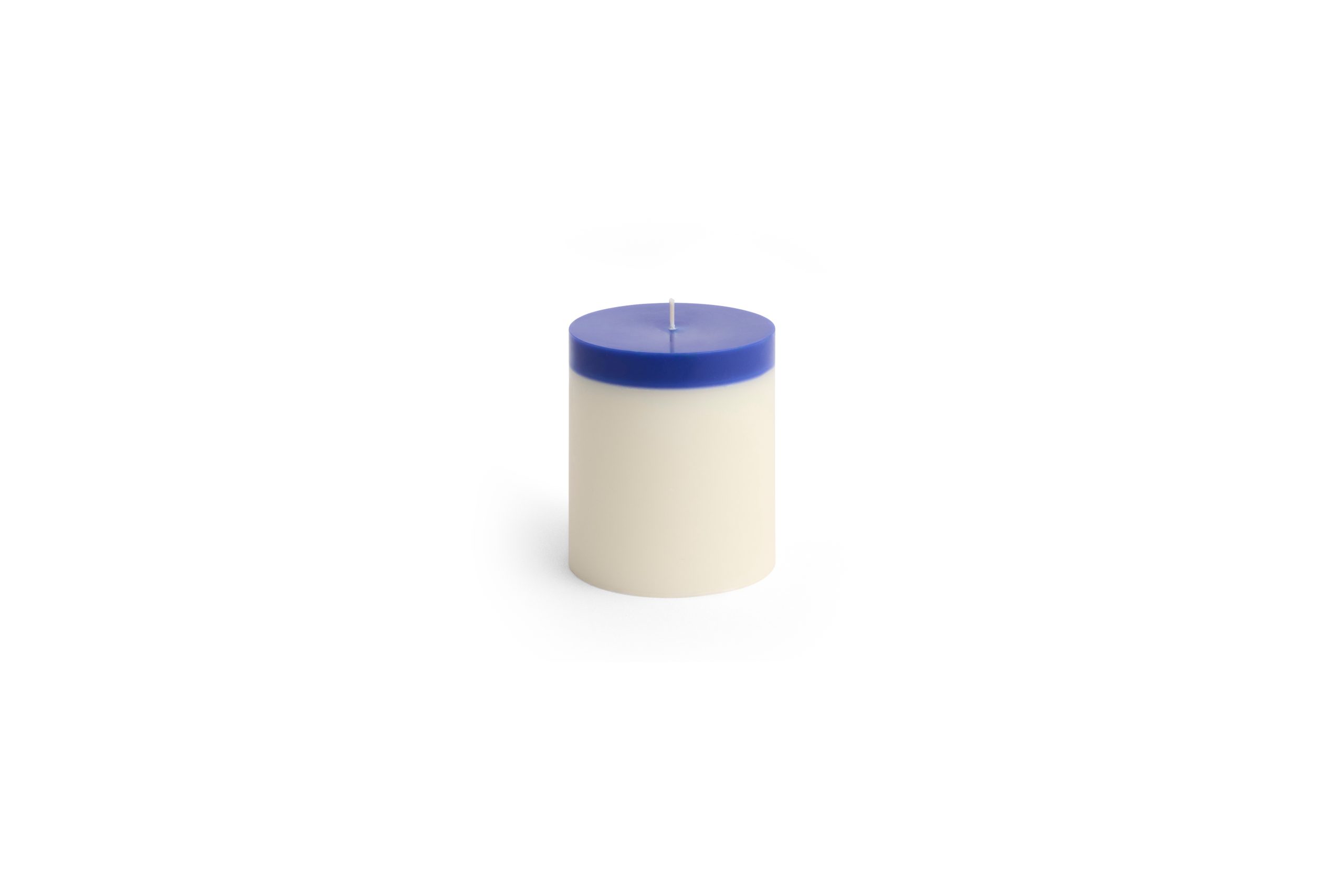 HAY - Silo Lys Medium - Ø9.5 x H11 cm - Elfenben & Kongeblå - Ivory v:2552469