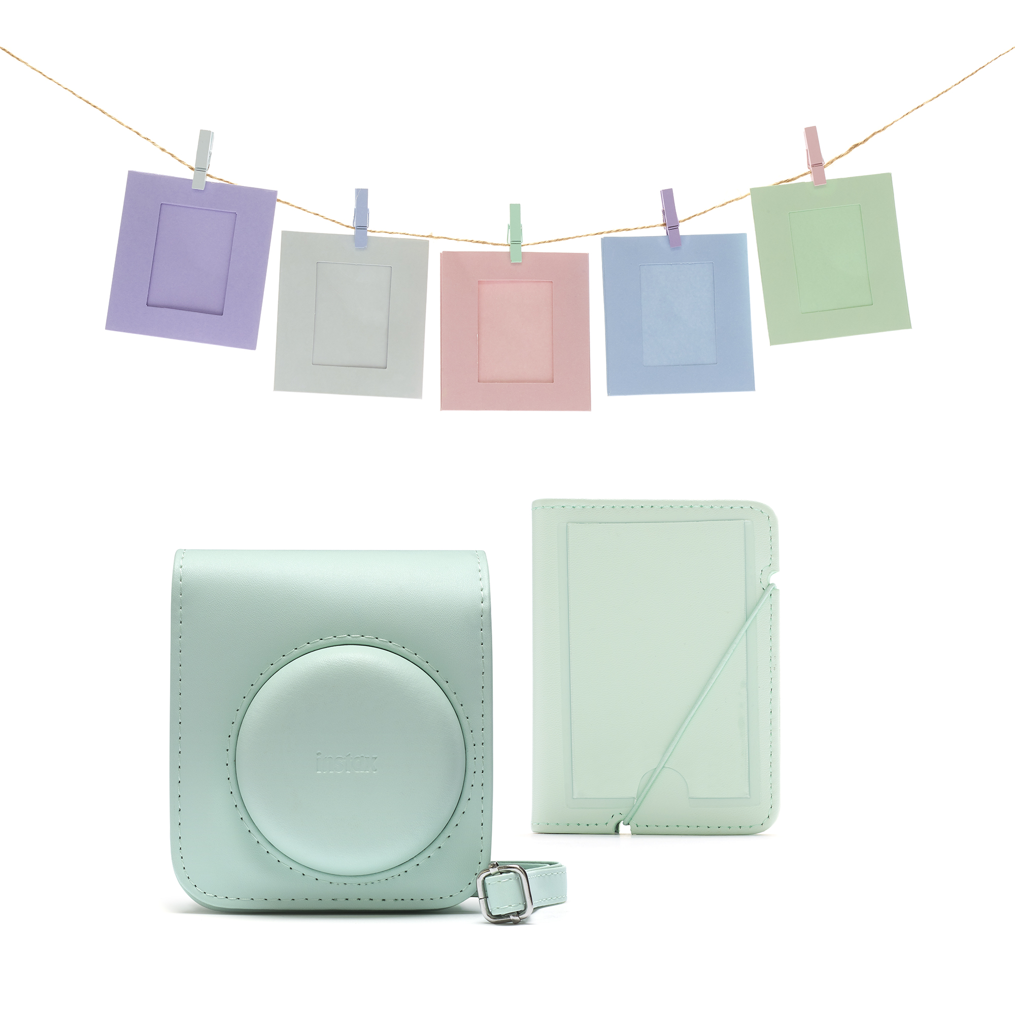 Fuji - Mini 12 Accessory Kit - Mint Green - Mint Green v:4408097