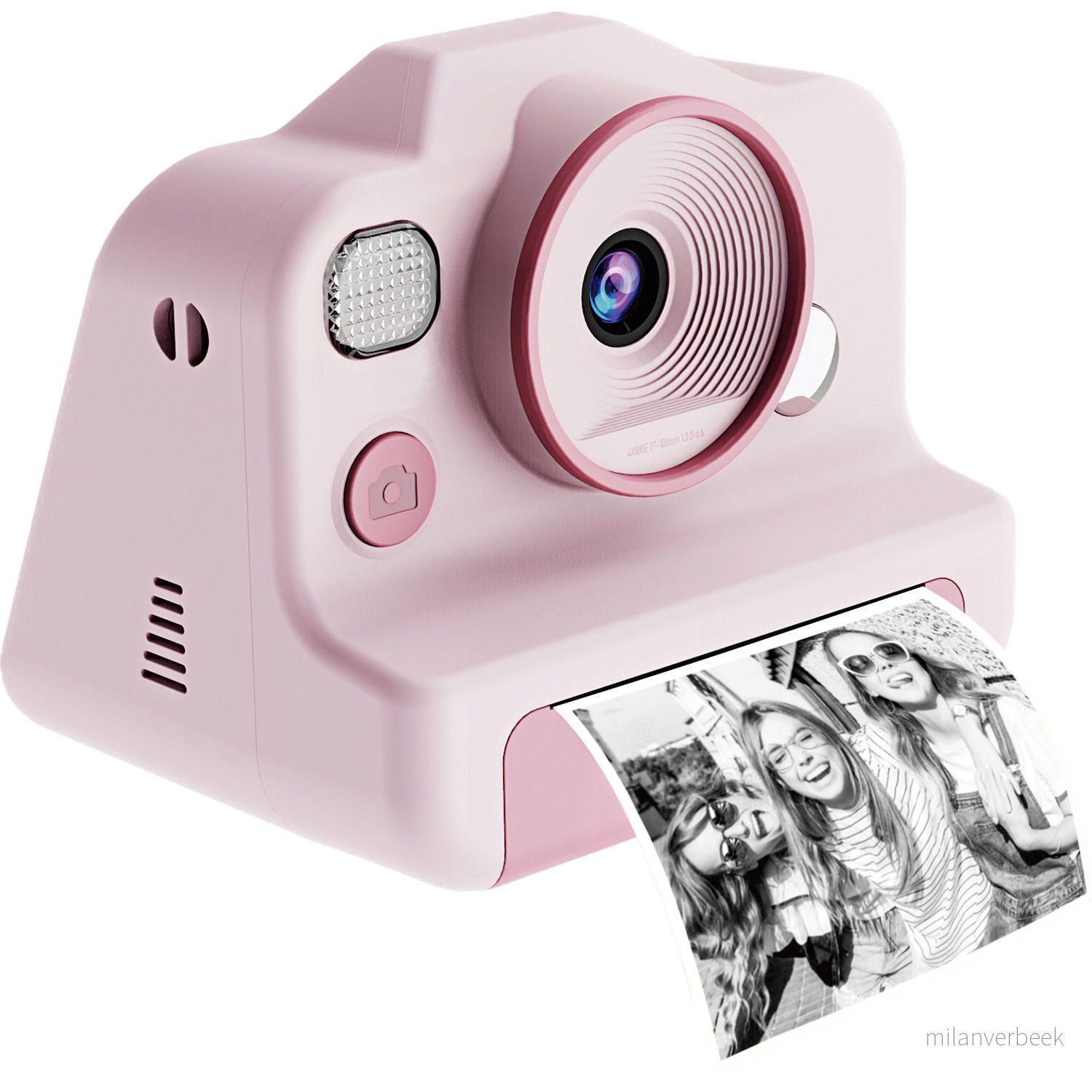 Minilens – Instant Camera Rosa – Gratis frakt v:9778499