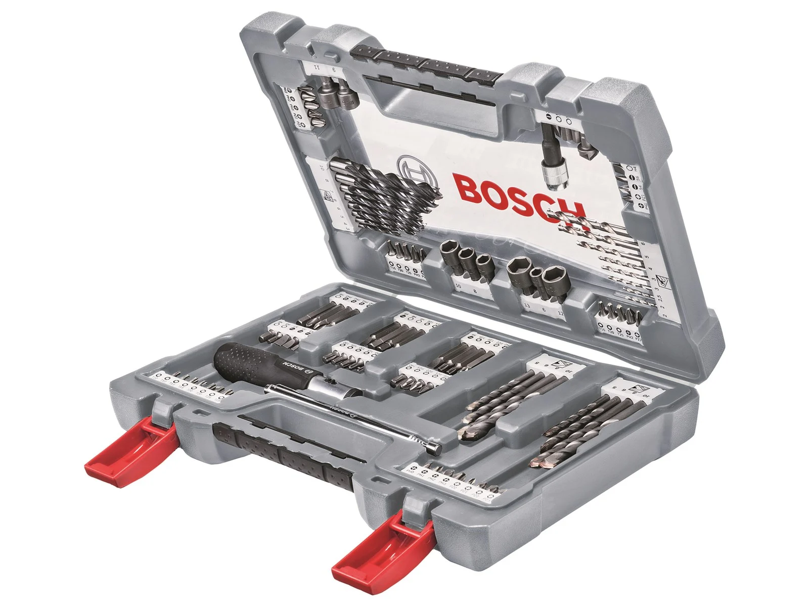 Bosch DIY - 105-delers Premium X-Line-sett med bor og skrutrekkerbits - Gratis frakt v:9470927