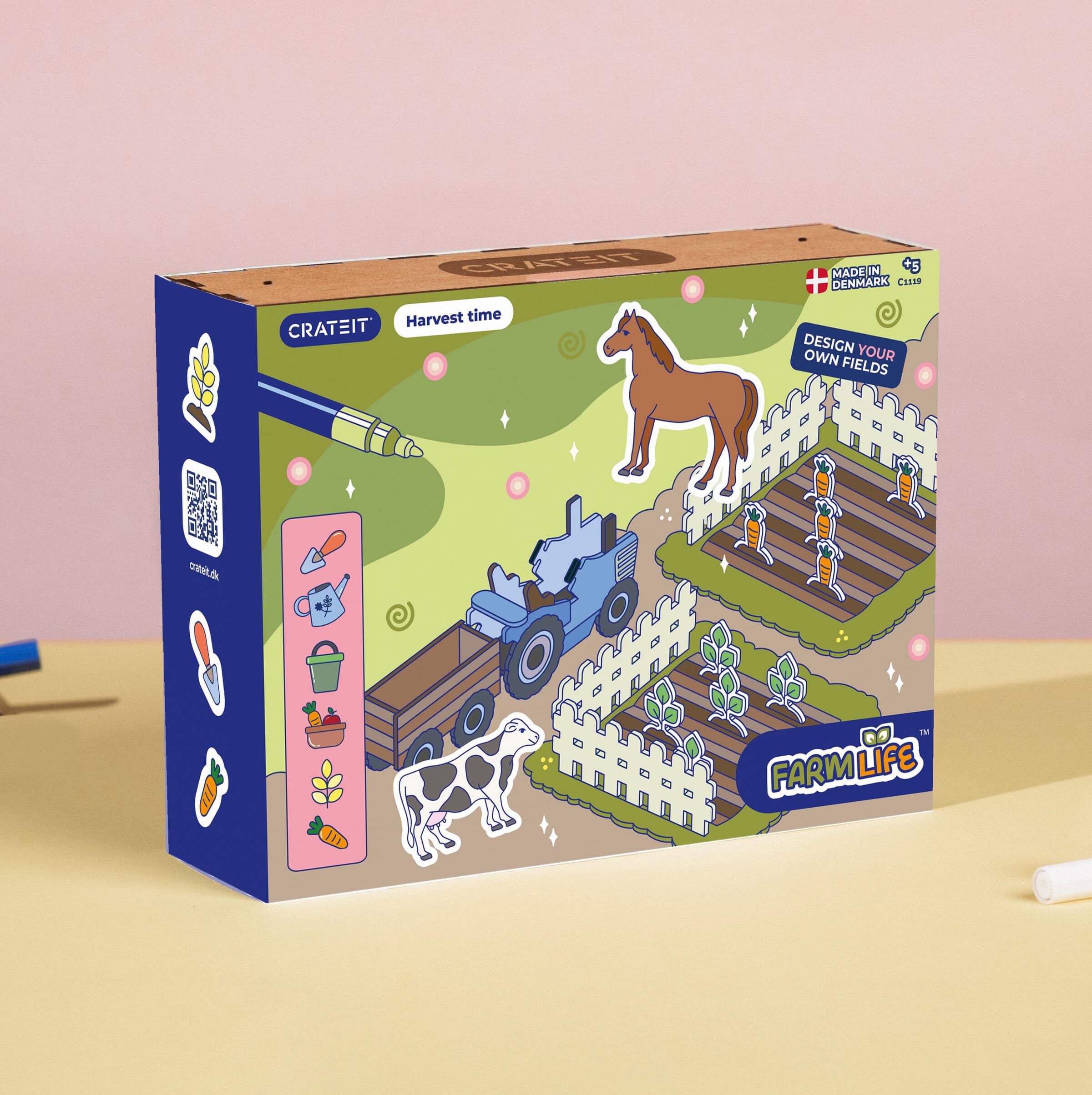 CrateIT – The Farm – Wooden Toy – Harvest Time (CR-C1119) v:7028069 CrateIT – The Farm – Wooden Toy – Harvest Time (CR-C1119) v:7028069