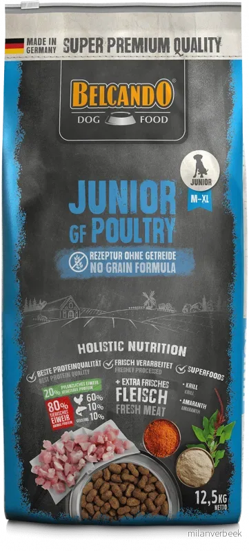 Belcando - Junior GF Poultry - 12.5kg - Gratis frakt v:3848651