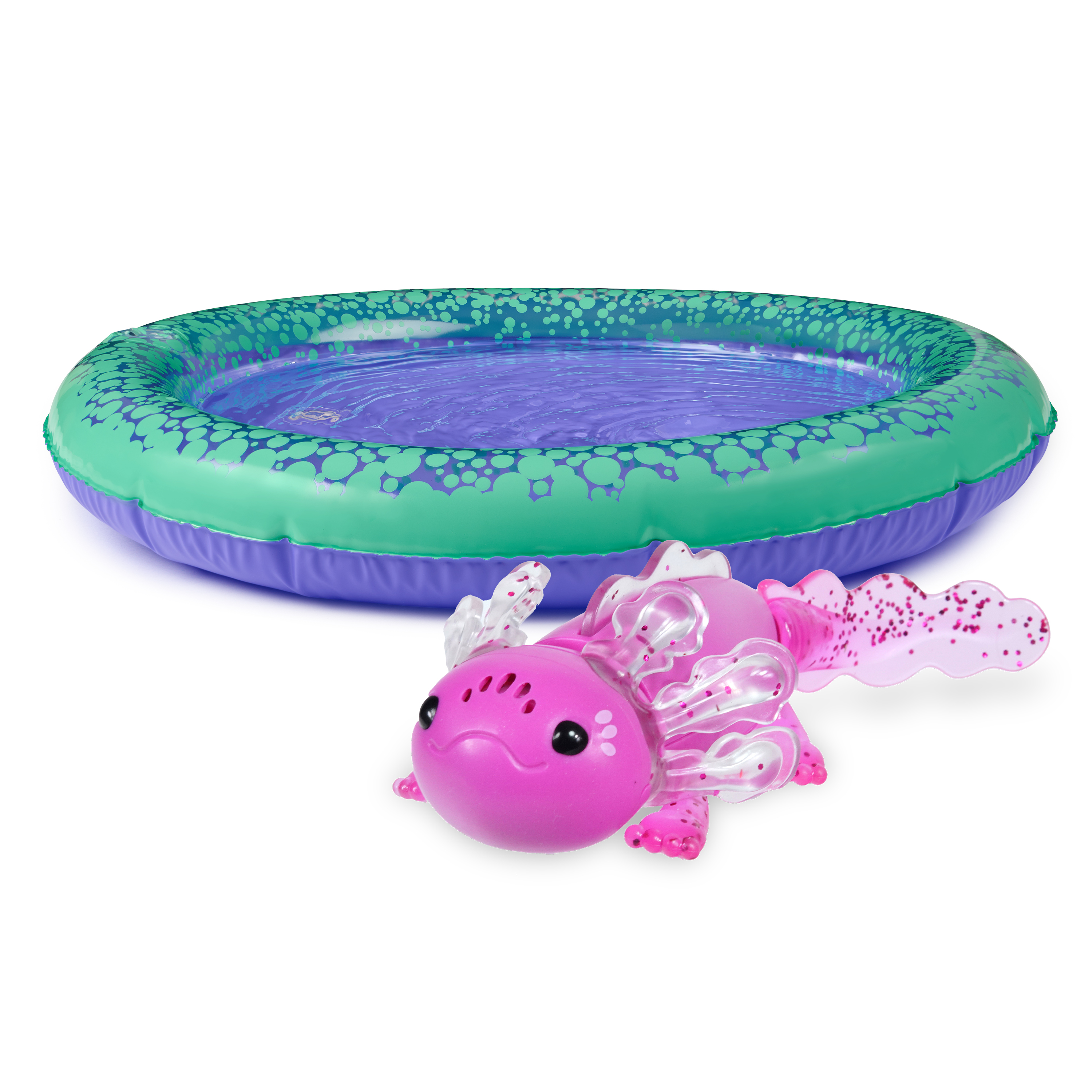 Fingerlings - Magenta Glitter Axolotl with Pool (602032) v:2049015
