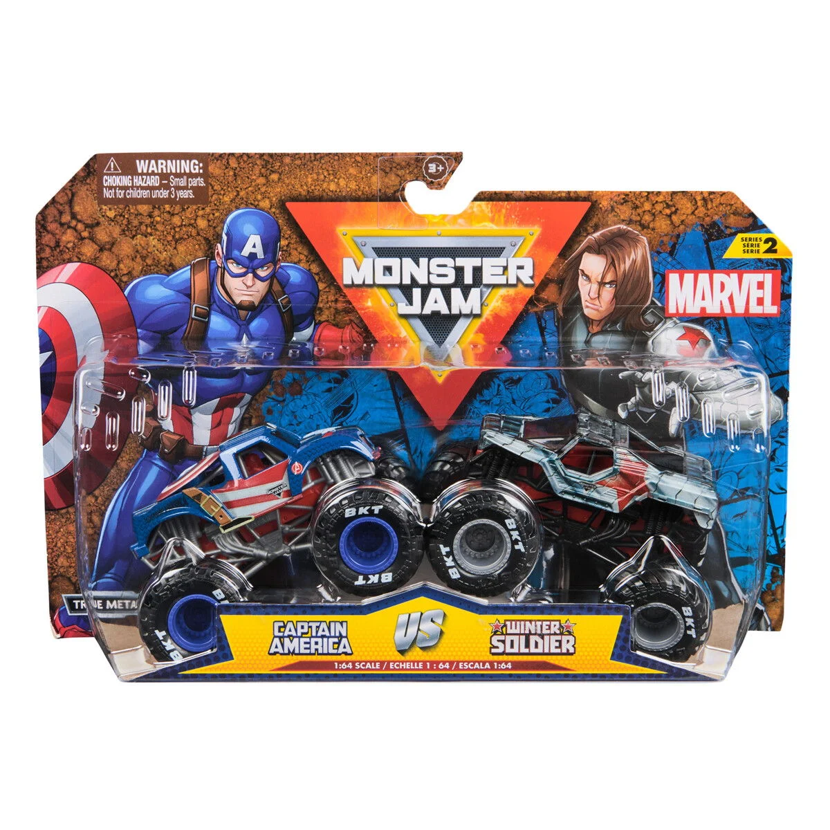 Monster Jam – 1:64 Marvel 2 Pack – Captain America vs. Winter Soldier – Captain America vs. Winter Soldier – Monster Jam v:1584231