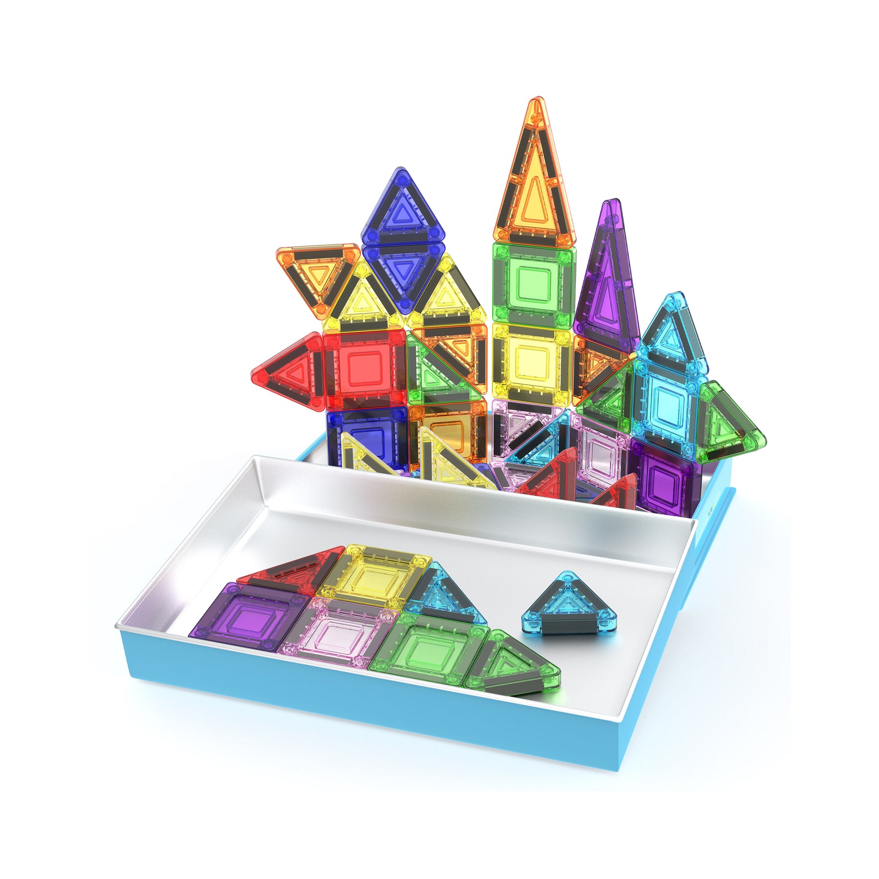 Picasso Tiles - Nano Magnetic Tiles Travel Set, 40 Pcs (PN010) v:9522134