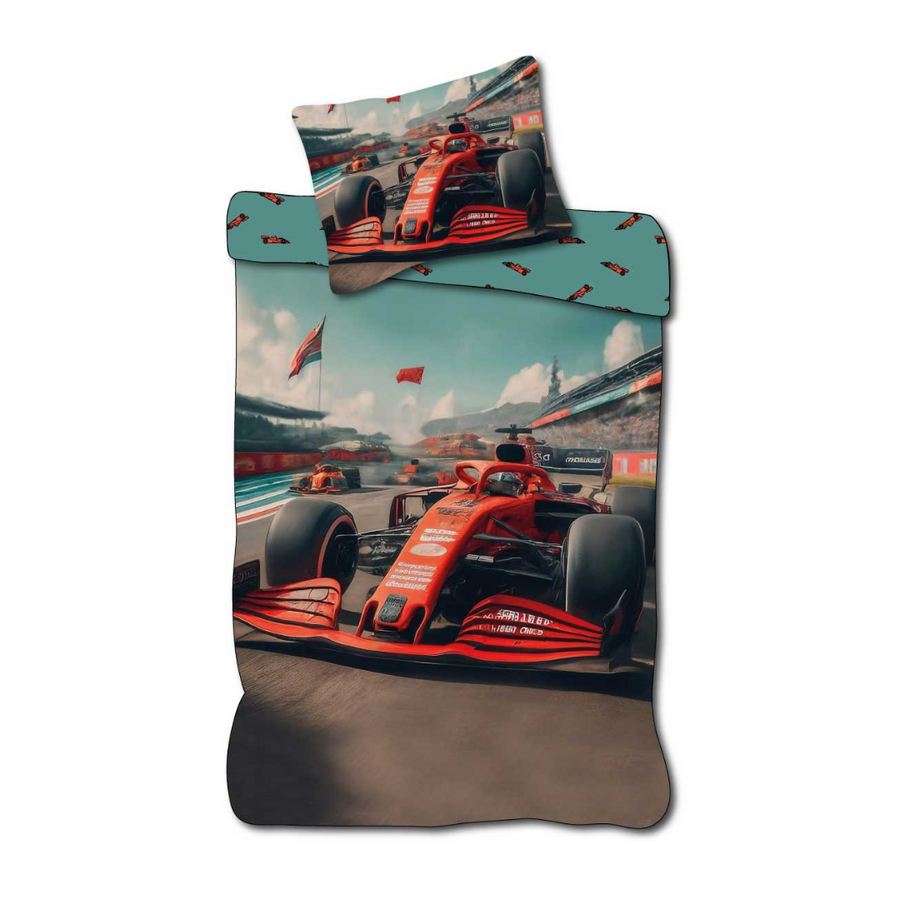 Bed Linen – Adult Size 140 x 200 cm – Race Car (1029360) v:8875090