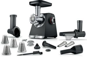 Bosch MMR08A1 Minihakker 400W – Kompakt Hakker med Piskeskive, Hvit – Gratis frakt v:6855084