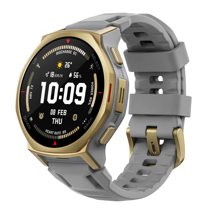 Amazfit T-Rex 3 Pro outdoor GPS-smartklokke – Arctic Gold – 44mm – Gratis frakt v:9325949